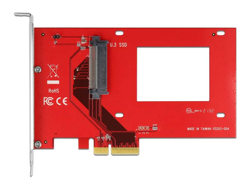 Delock Host Bus Adapter PCI-Express x4 - 1x U.3 SFF-8639 Delock PCI Express x4 Karte zu 1 x intern U.3