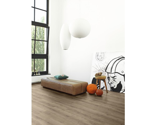 Designvloer Modular ONE Eiken Pure parelgrijs breedplank klikverbinding 1285 x 194 x 8,0 mm