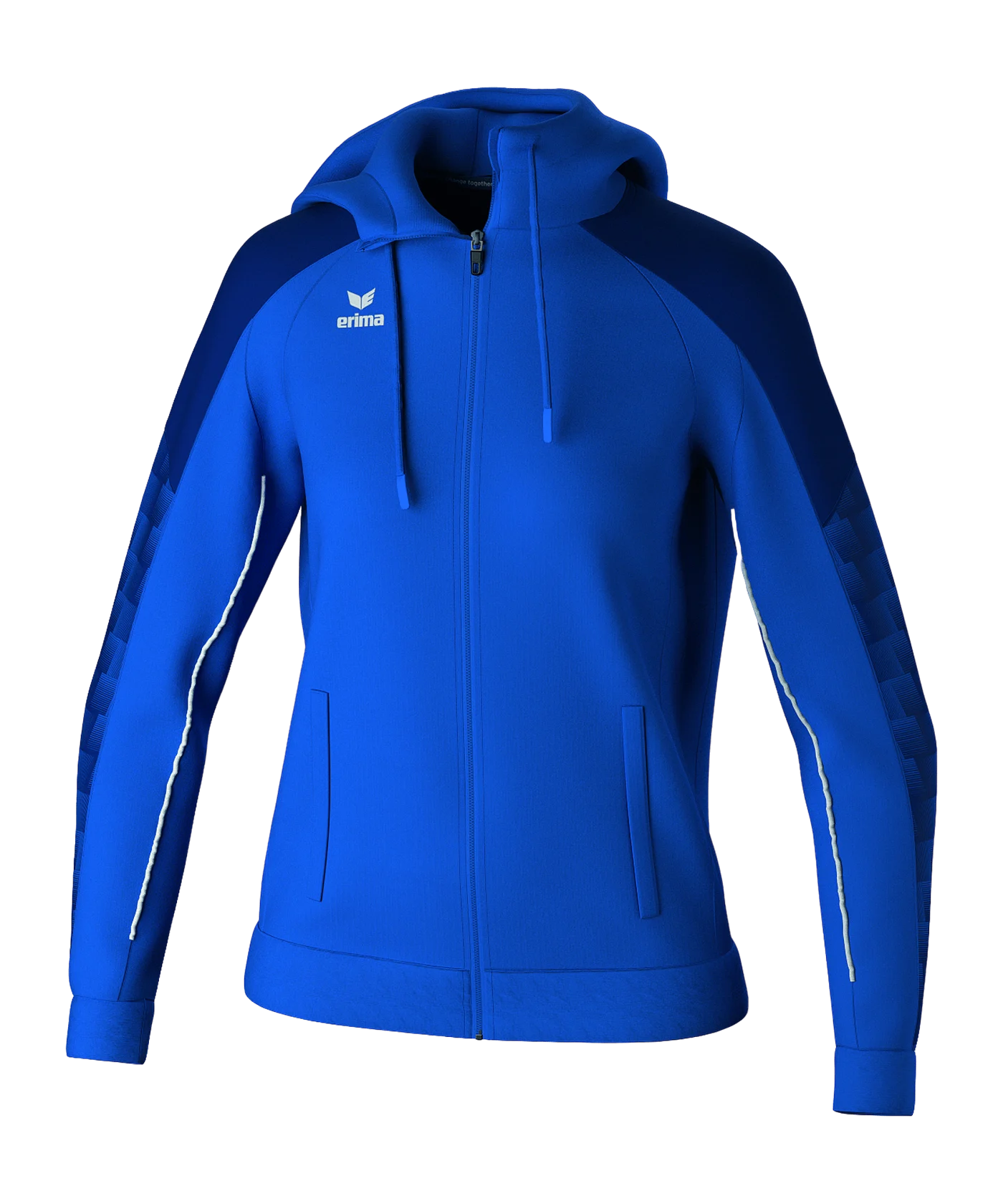 Erima Evo Star Kapuzenjacke Damen Blau