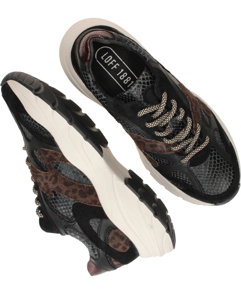 LOFF 1881 Sneakers Zwart Dames