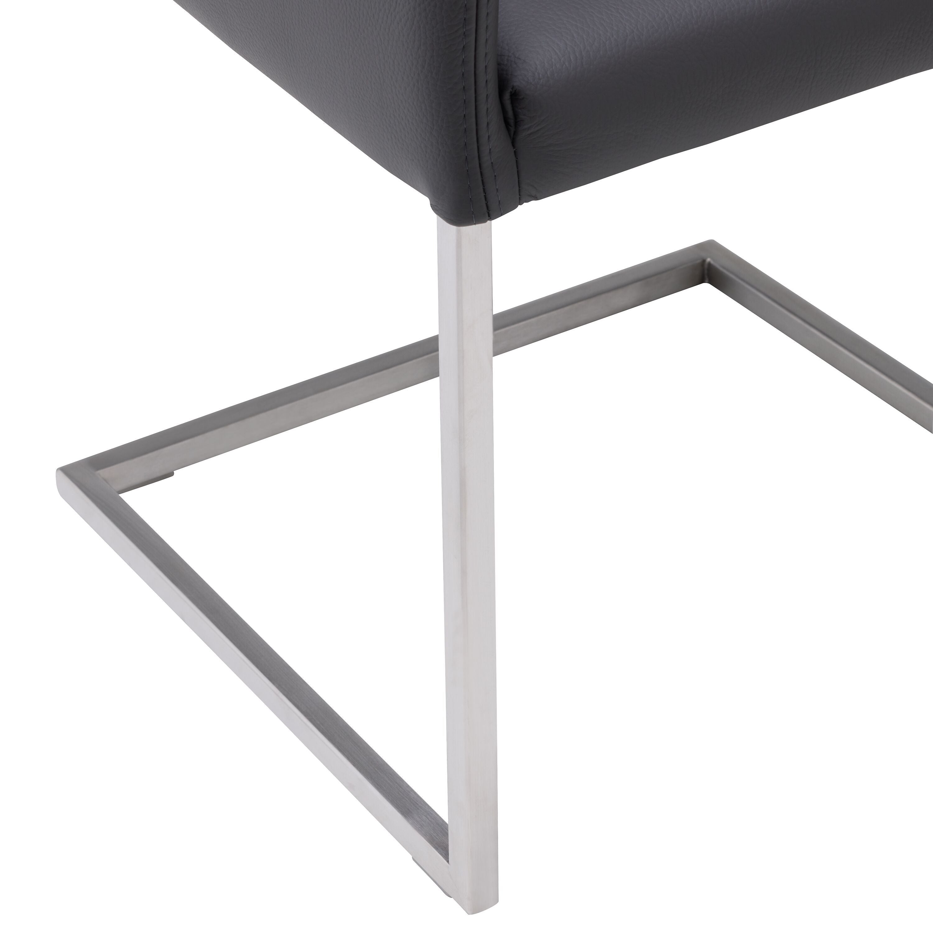 SIENA Stuhl - Anthrazit / B: 50.0 cm x T: 46.5 cm x H: 87.7 cm