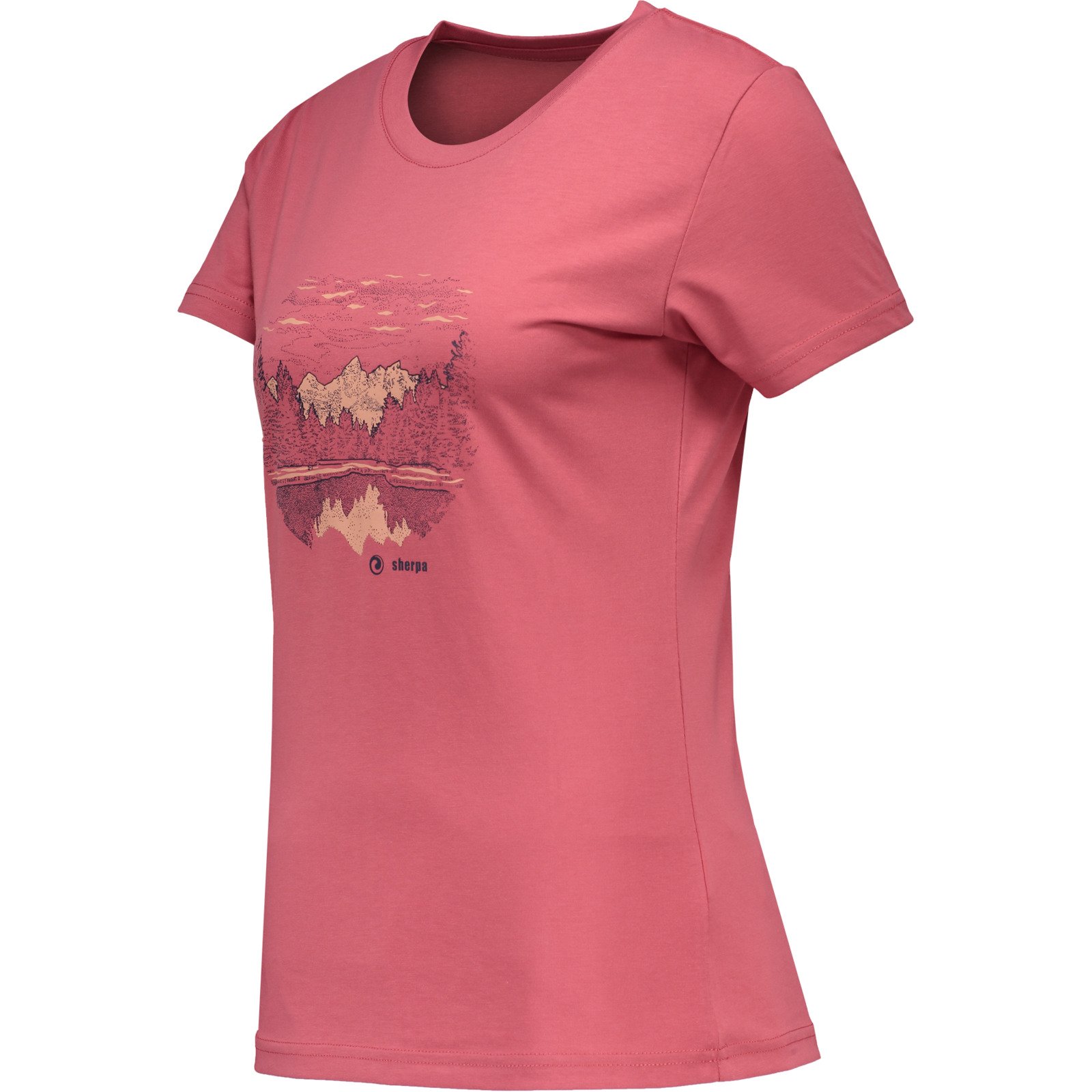 Sherpa Damen-T-Shirt Yongzin M, rot