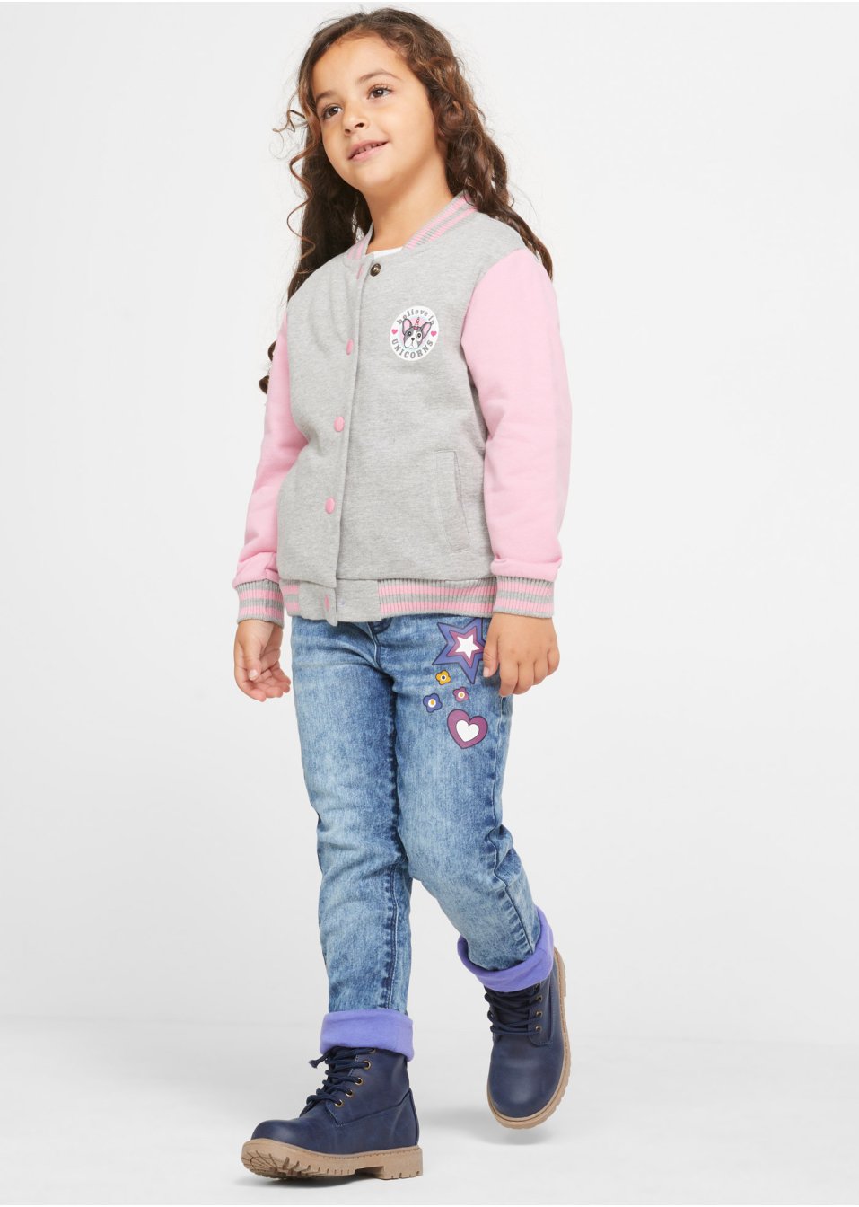 Jean thermo fille avec doublure jersey