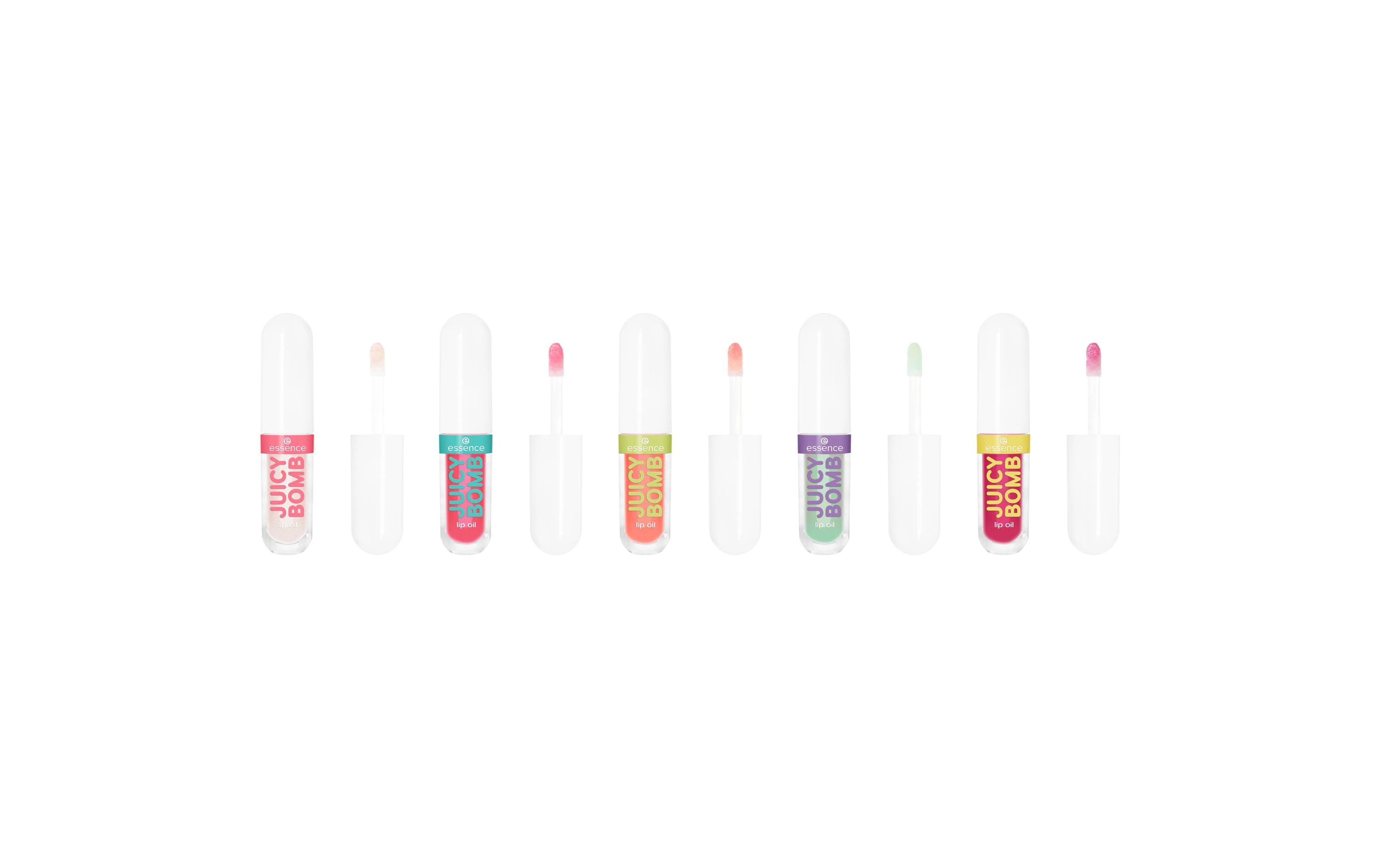 Geschenkset Juicy Bomb lip oil Set 01Set mit 5 unterschiedlichen Lip Oils für glossy Lippen