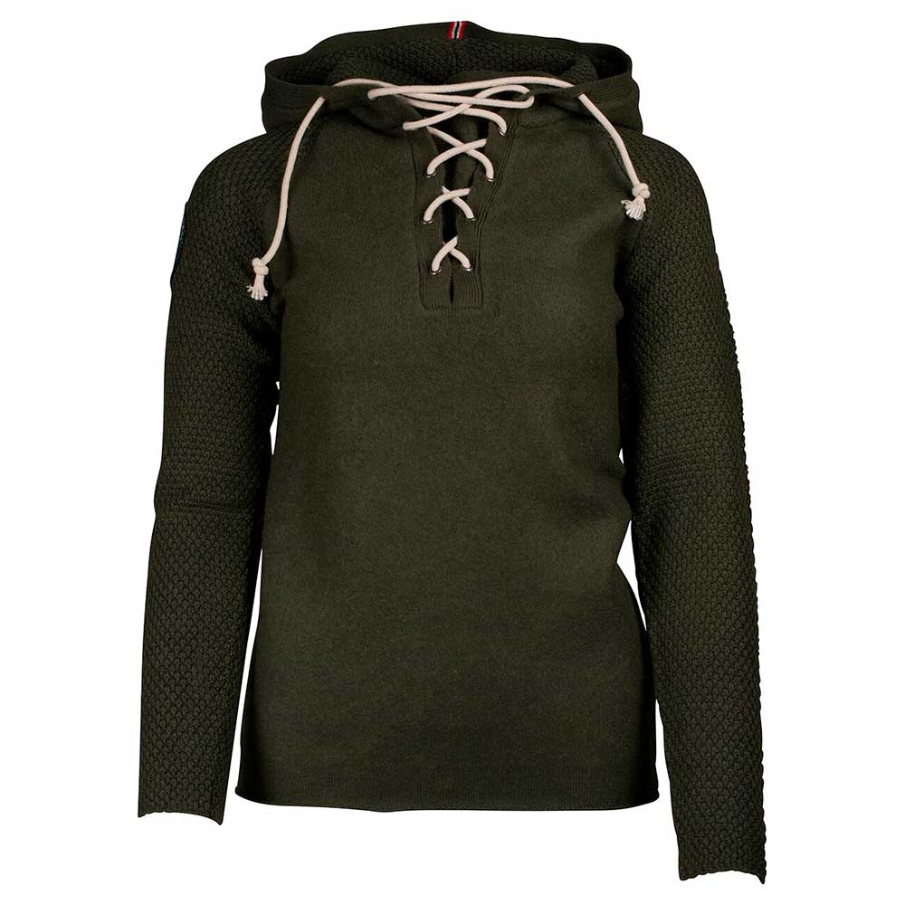 Amundsen Boiled Hoodie Laced Womens Earth
