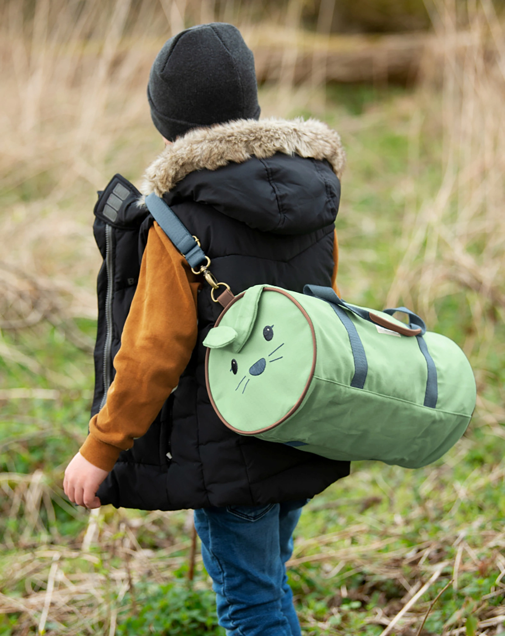 Reisetasche KINNI HASE (20x38x20) in grün