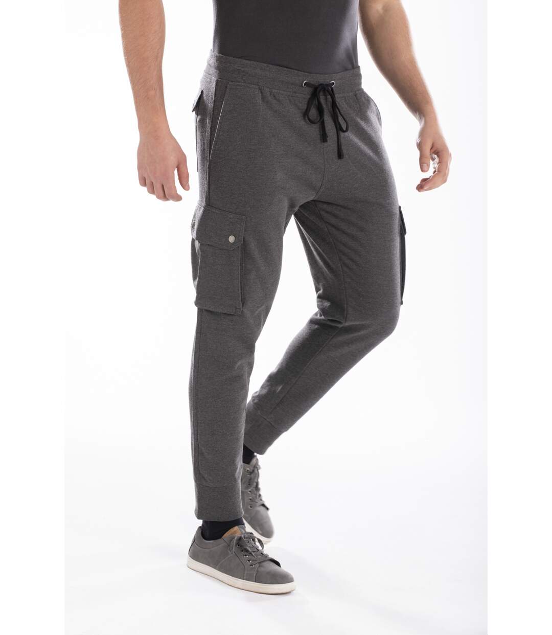 Pantalon de détente battle en molleton KINAN GRIS