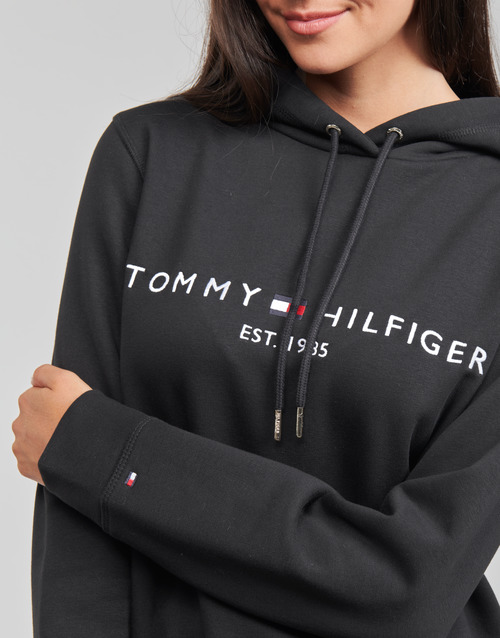 Tommy Hilfiger - HERITAGE HILFIGER HOODIE LS - Noir