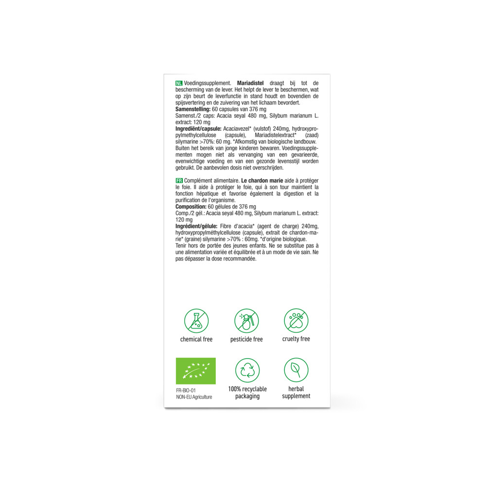 Purasana Mariadistel vegan60 Capsules