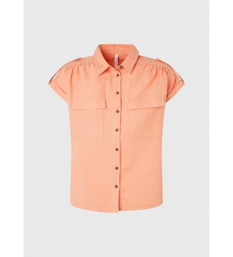 Camiseta laranja Brenda da Pepe Jeans