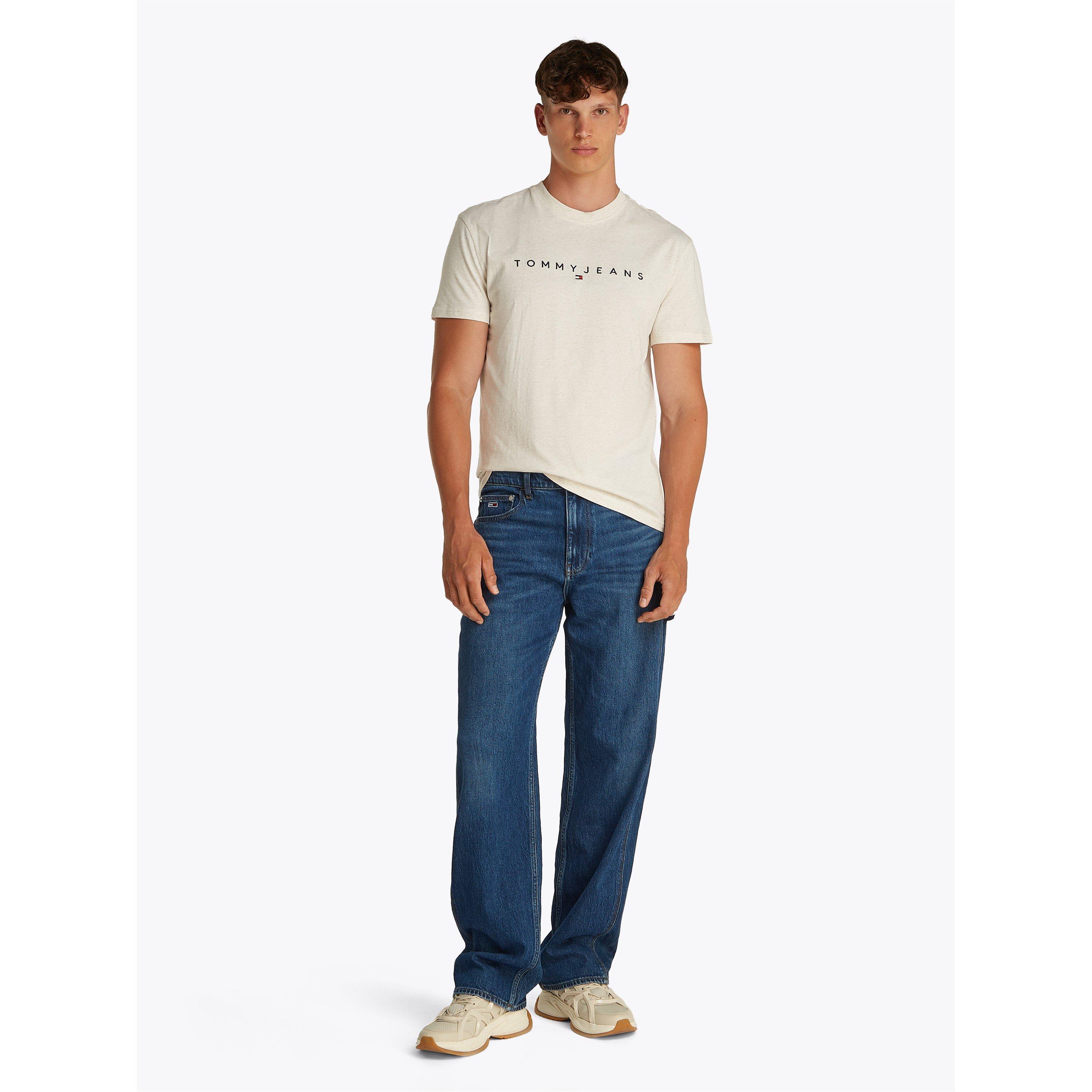 Tommy Jeans TJM REG LINEAR LOGO TEE EXT