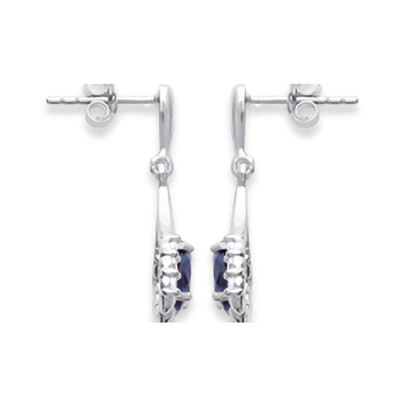 Boucles d'oreilles Femme - Argent 925 - Oxyde de zirconium
