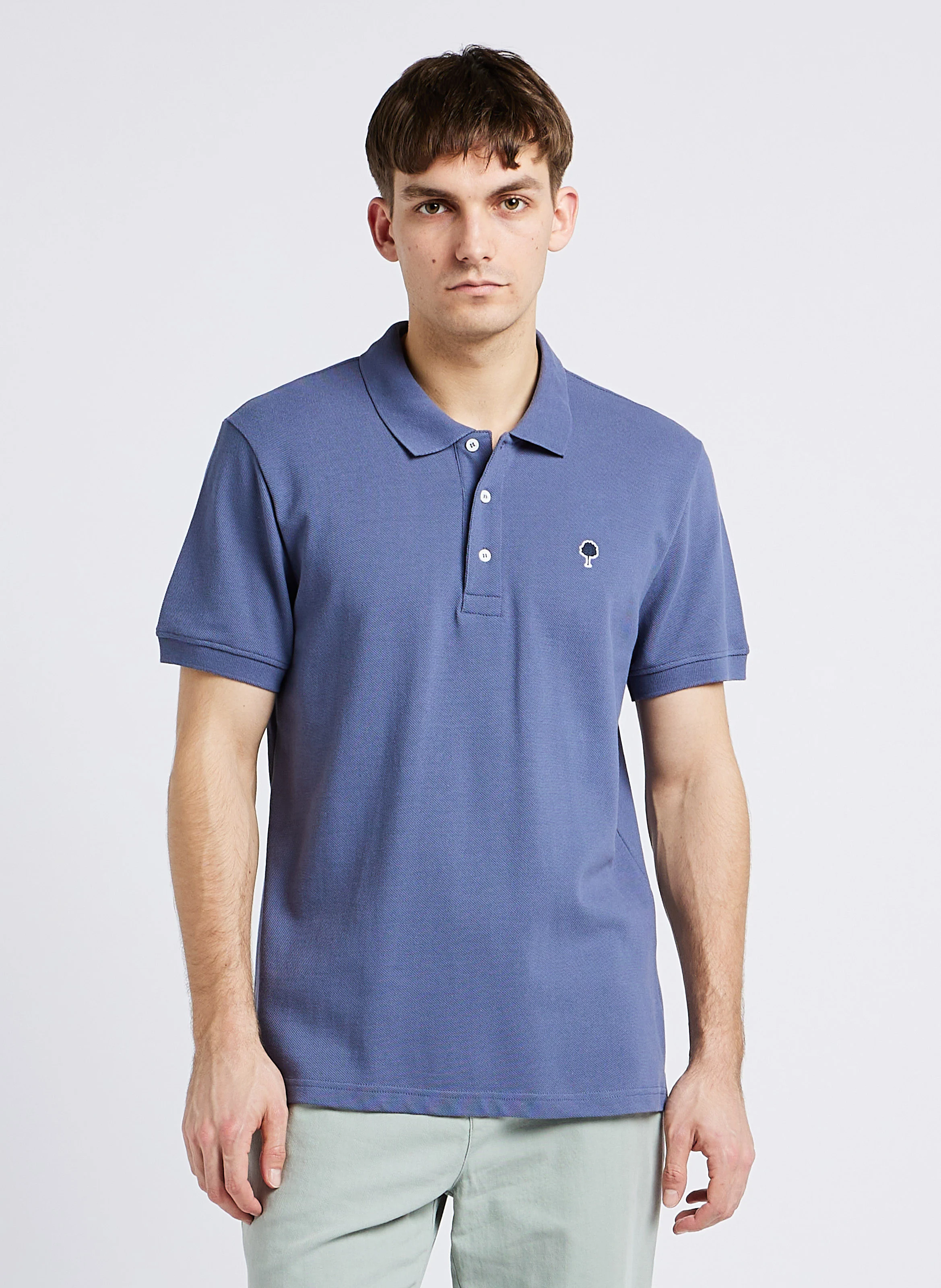 LUMIGNY - Polo regular-fit en coton| Bleu