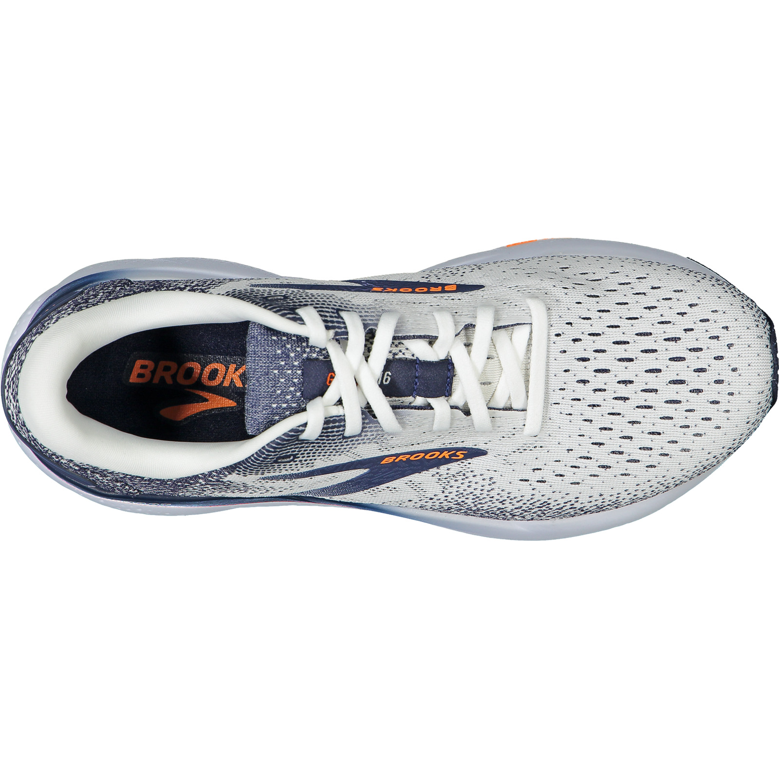 Brooks Herren-Laufschuh Ghost 16 weiss, 45