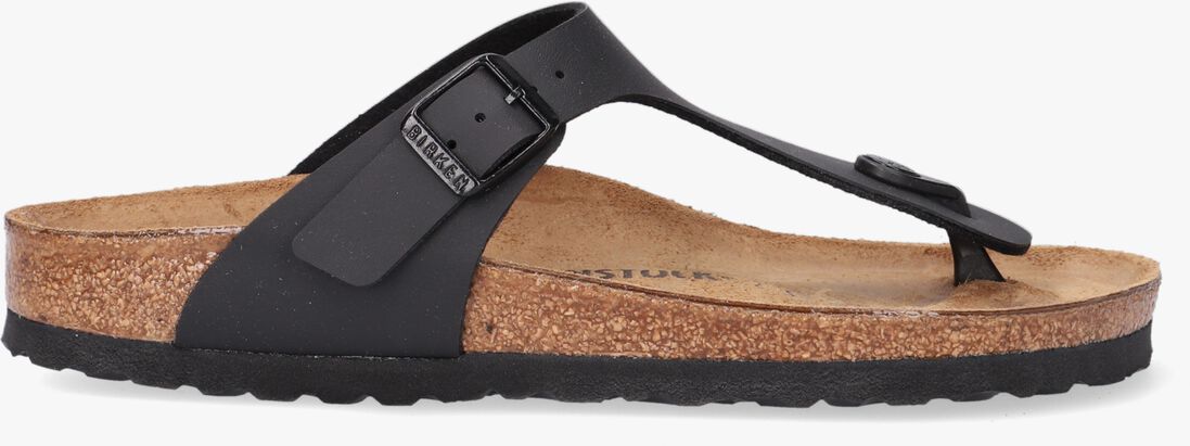 BIRKENSTOCK zwarte birkenstock teenslippers gizeh kids
