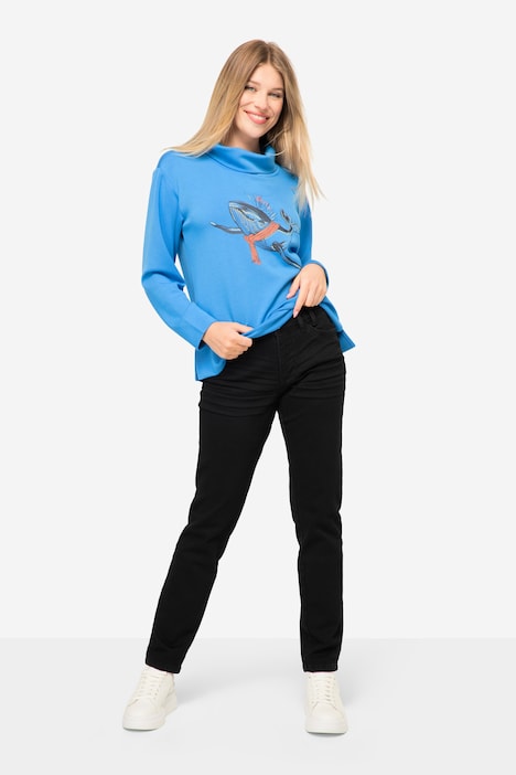 Winter-Jeans, Straight Fit, 5-Pocket, mit recyceltem Polyester