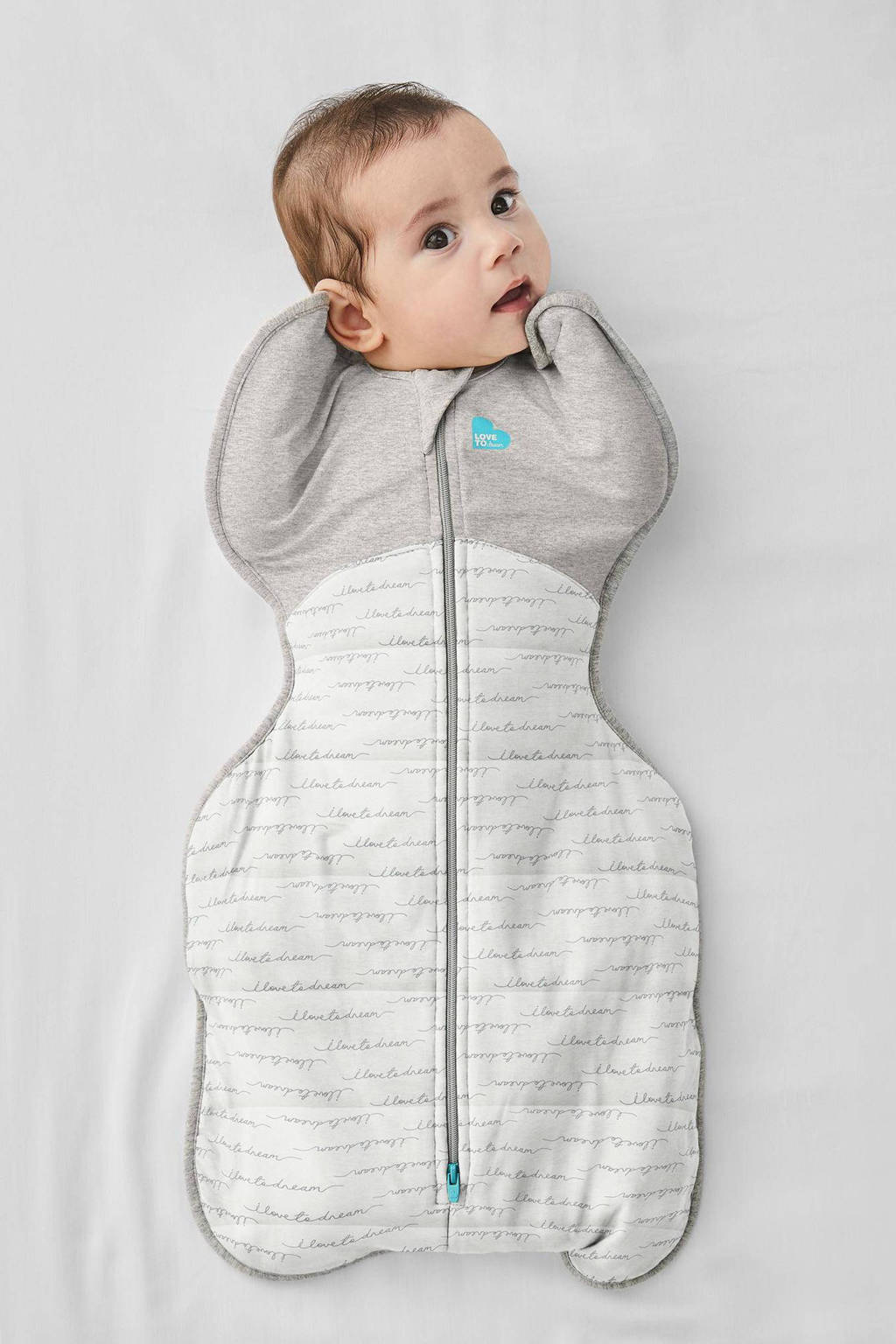 inbakerslaapzak Fase 1 Swaddle UP WARM 2.5 white