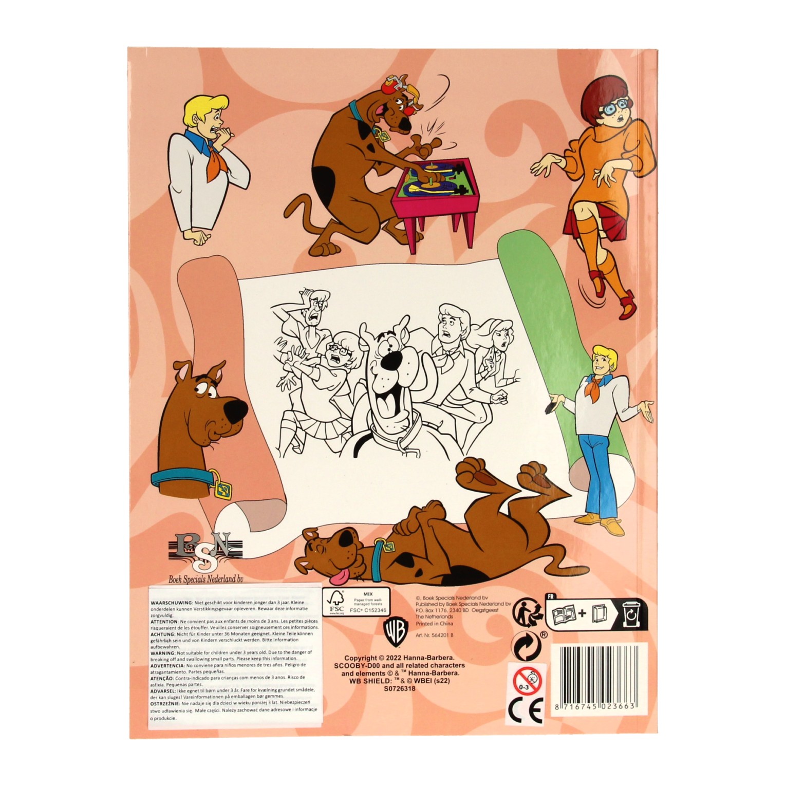 Super Color Kleurboek Scooby-Doo met Potloden