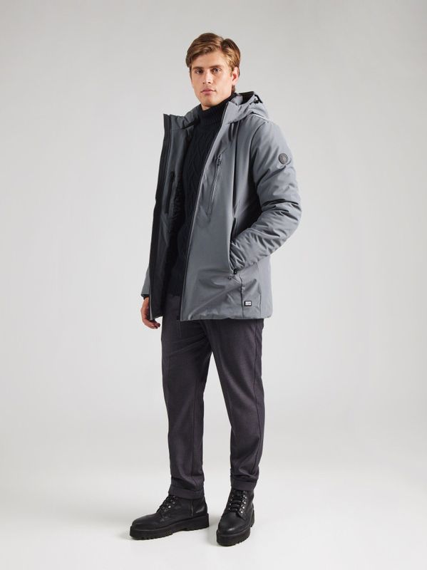 HARWICK - Polyester - Mid Grey - Winterjas