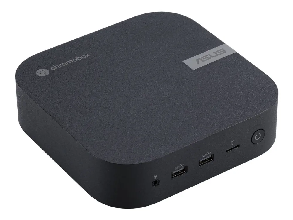 ASUS Chromebox 5 SC002UN - Mini PC 1 x Celeron 7305 - RAM 4 GB - SSD 128 GB - NVMe - UHD Graphics - Gigabit Ethernet, 2.5 Gigabit Ethernet, Bluetooth 5.2, IEEE 802.11ax (Wi-Fi 6E) - Chrome OS - skærm: ingen - økosort
