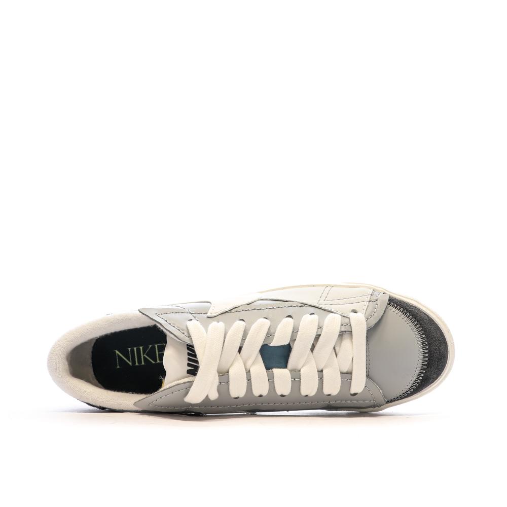 Nike Baskets Gris/Blanc Homme Nike Blazer Low 77 Jumbo