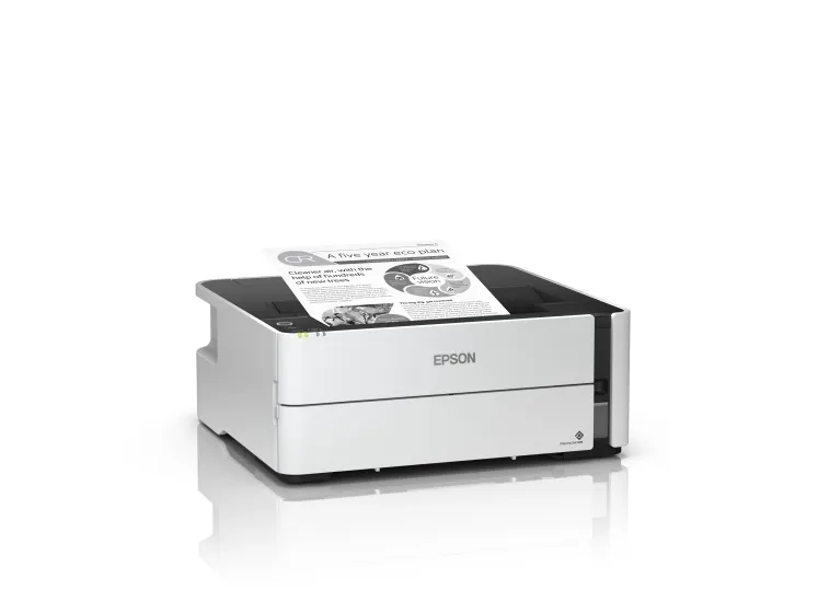 Epson EcoTank ET-M1180 - Printer - S/H - Duplex - blækprinter - kan genopfyldes - A4/Legal - 1200 x 2400 dpi - op til 20 spm - kapacitet: 250 ark - USB 2.0, LAN, Wi-Fi