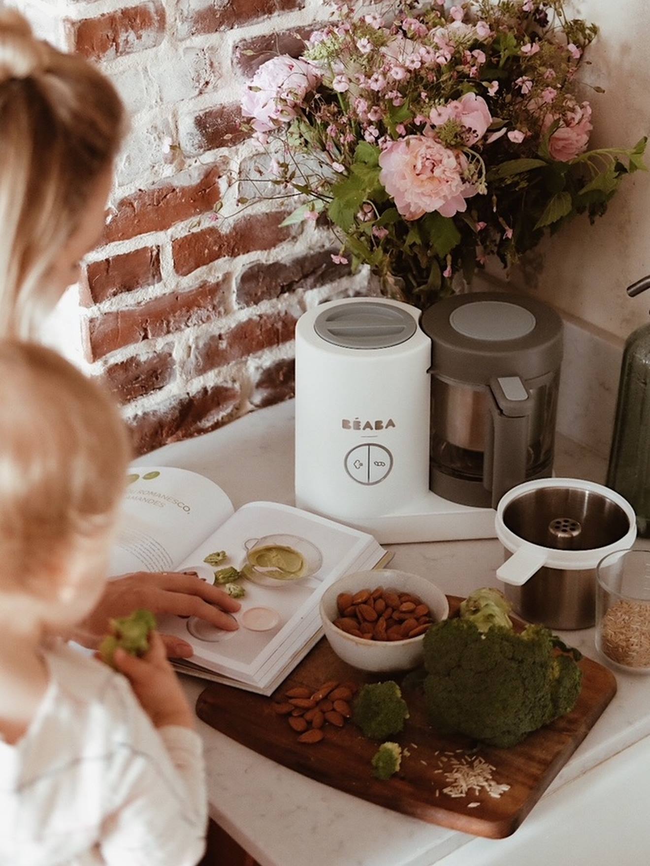 Robô BEABA Babycook Neo 4 em 1, Azul Escuro Liso