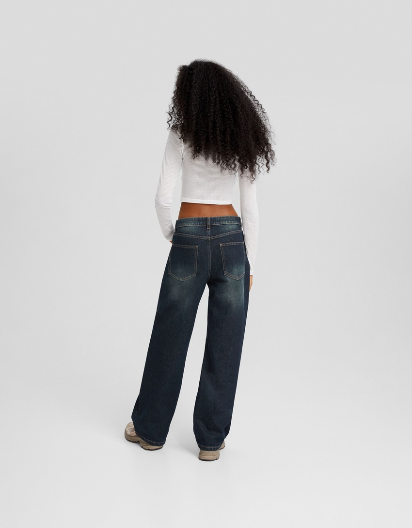 calças jeans largas