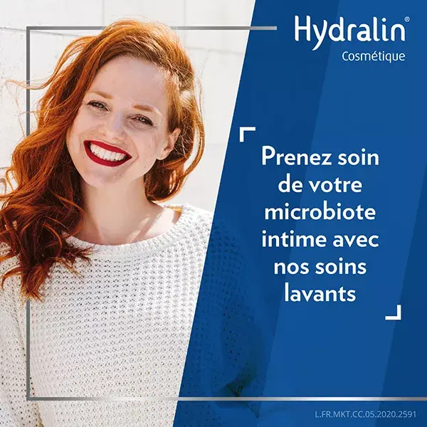 Gel de limpeza calmante para irritação íntima Hydralin Gyn 400ml