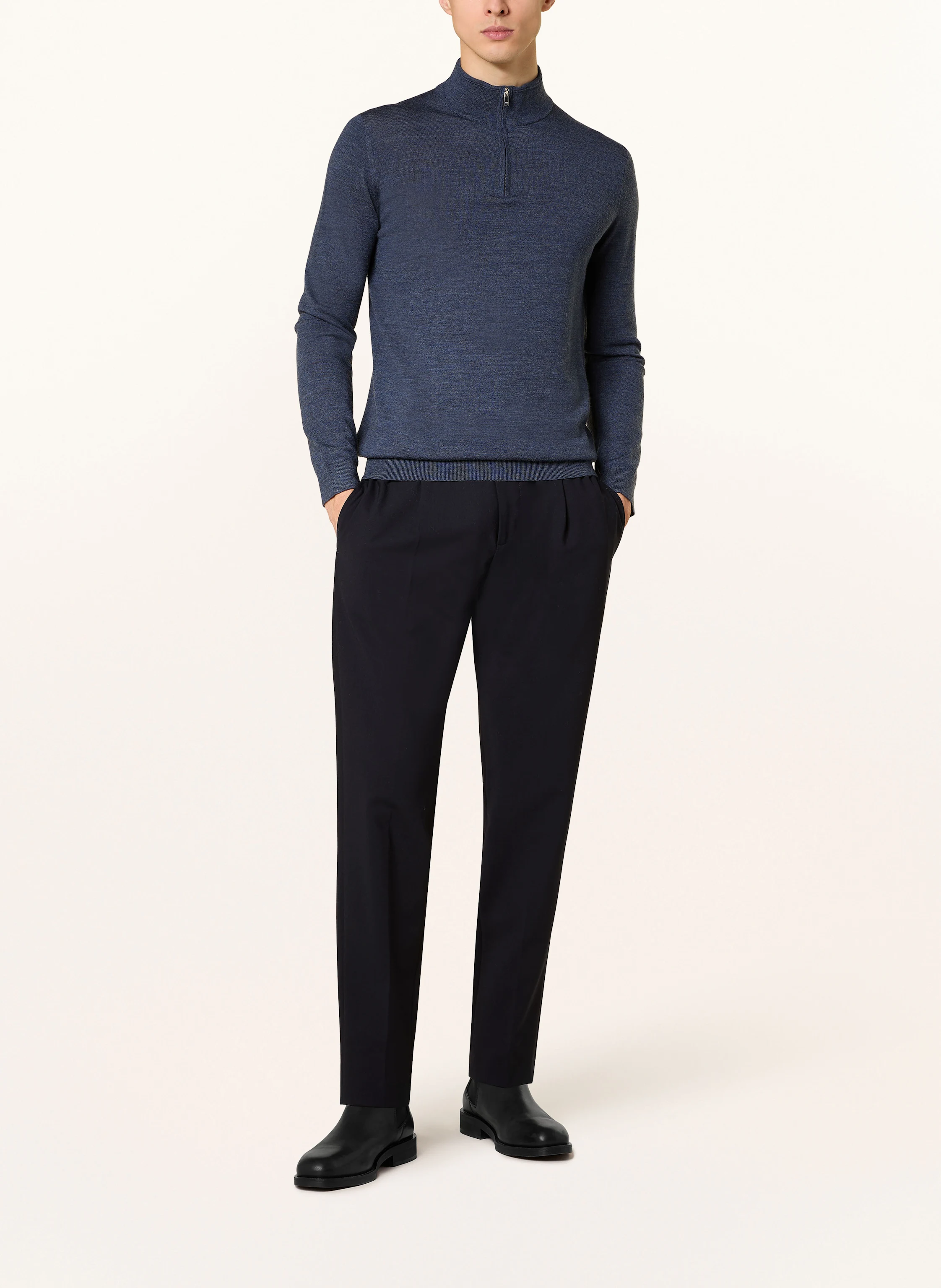 REISS Troyer BLACKHALL aus Merinowolle