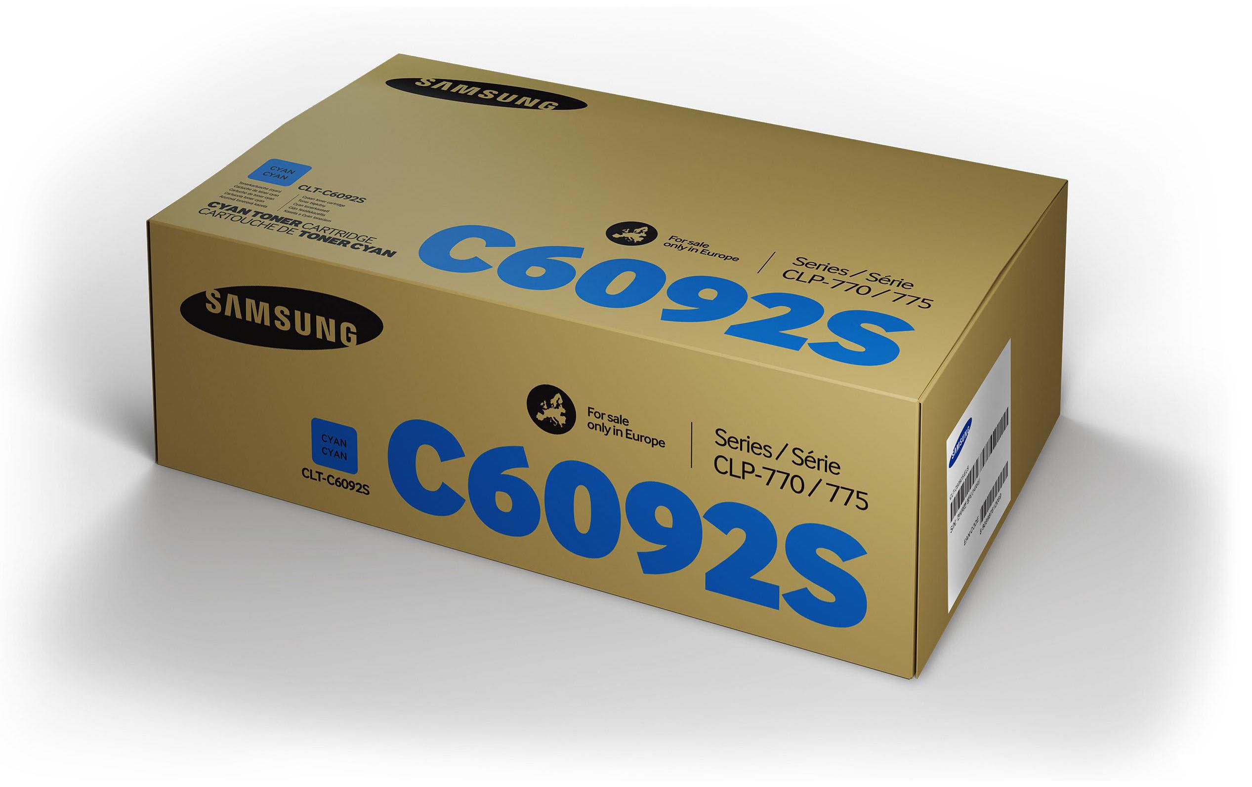 Toner CLT-C6092S / SU082A Cyan<br>Toner, Cyan