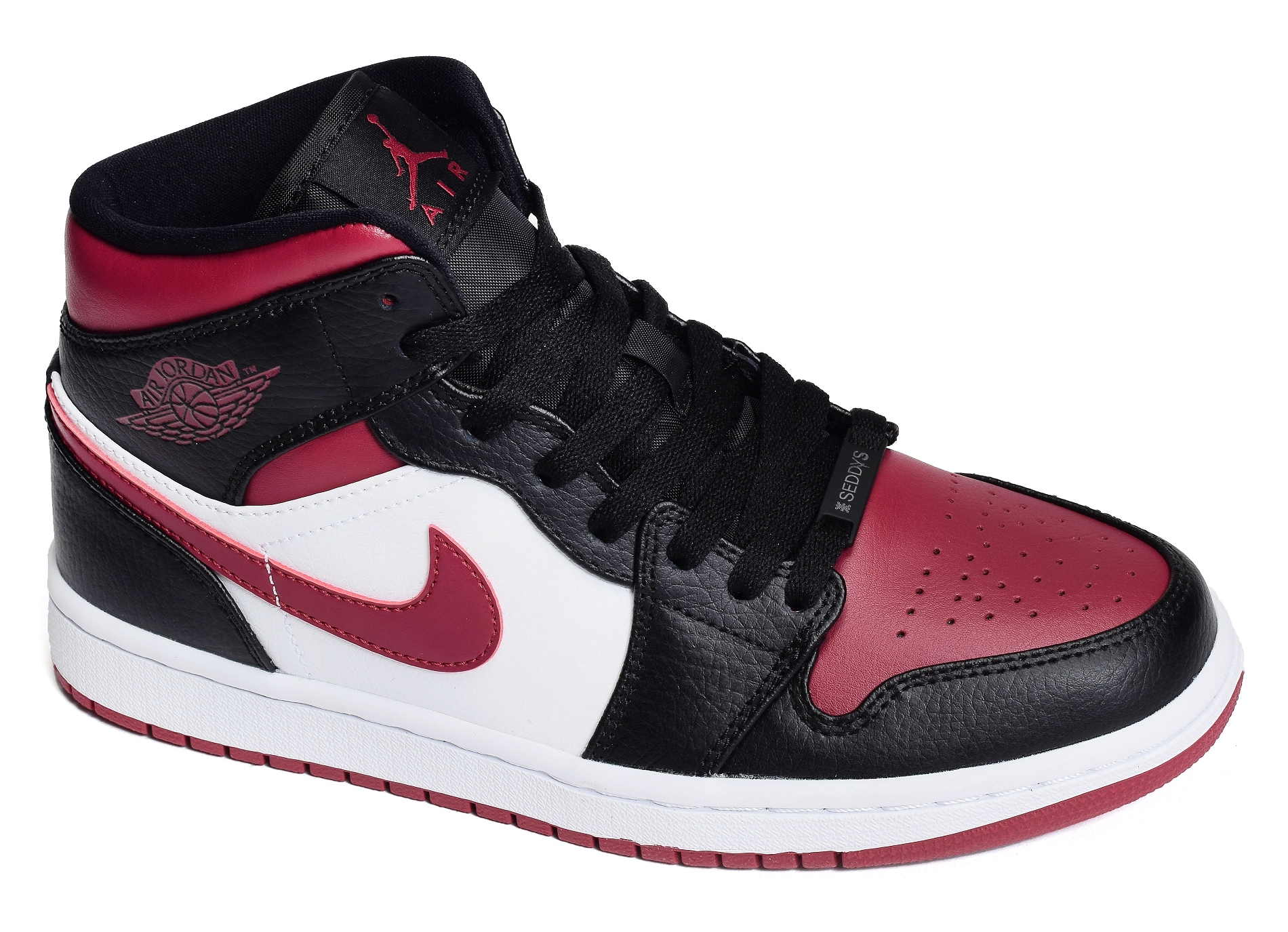 Air jordan mid noir bordeaux