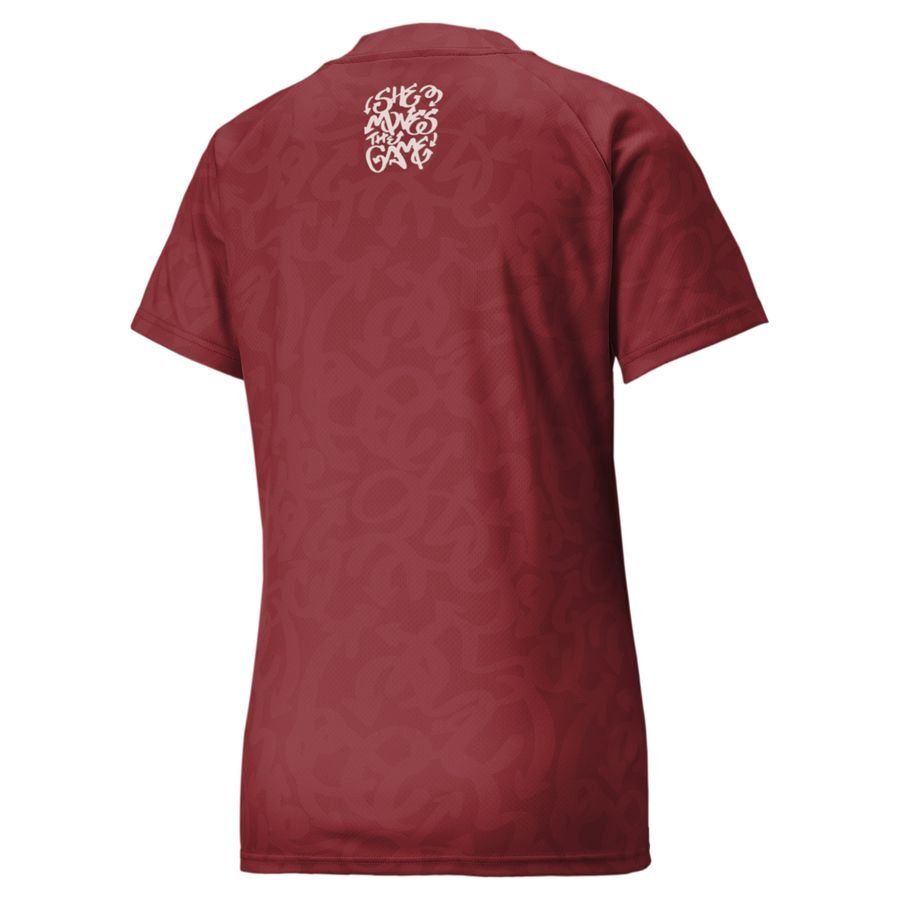 PUMA T-shirt d'Entraînement SHE MOVES THE GAME - Rouge Femme