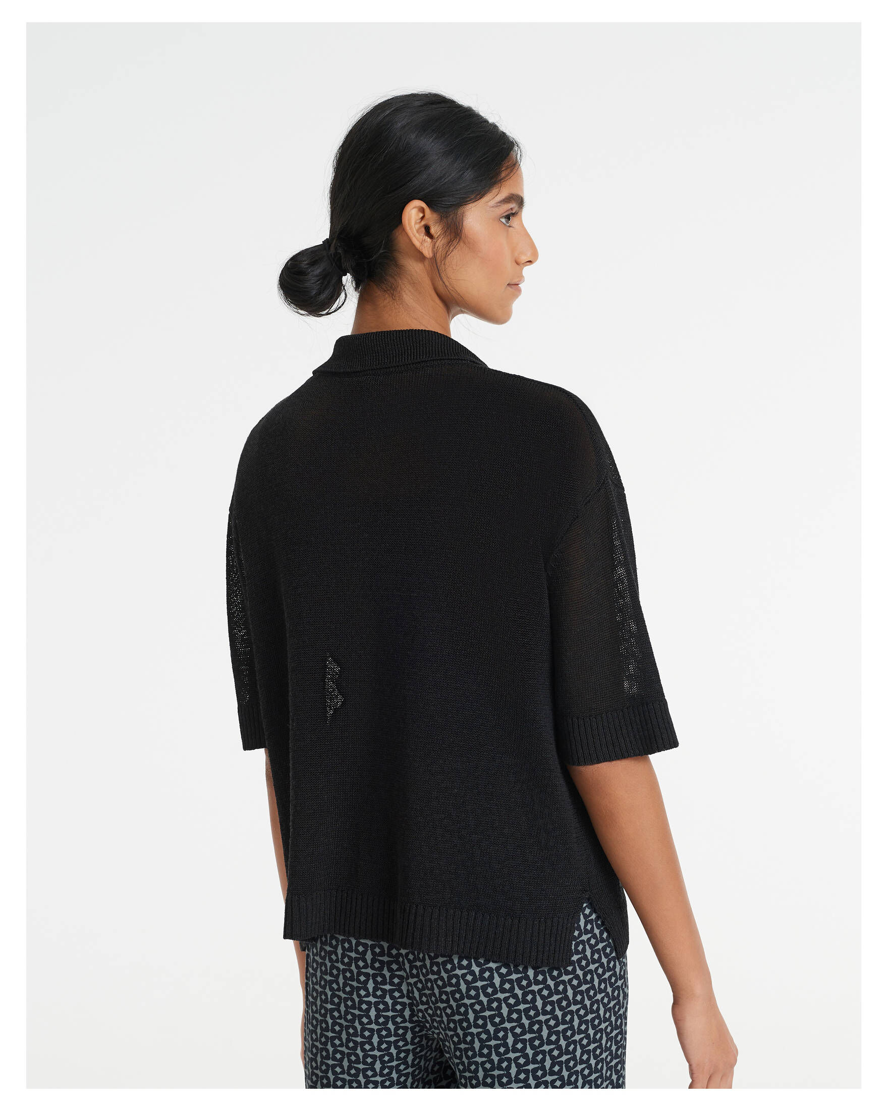 Opus| Damen Strickshirt PABELA Kurzarm