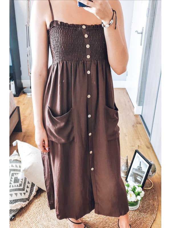 Robe marron Madrid