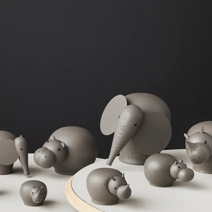 Woud - Nunu Elephant, Eiche matt lackiert / mini