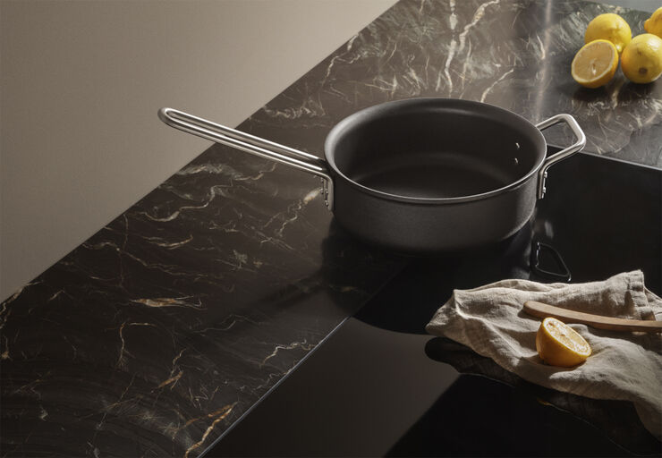 Eva Trio Professional Sauterpande 24 cm keramisk Slip-Let® belægning Black