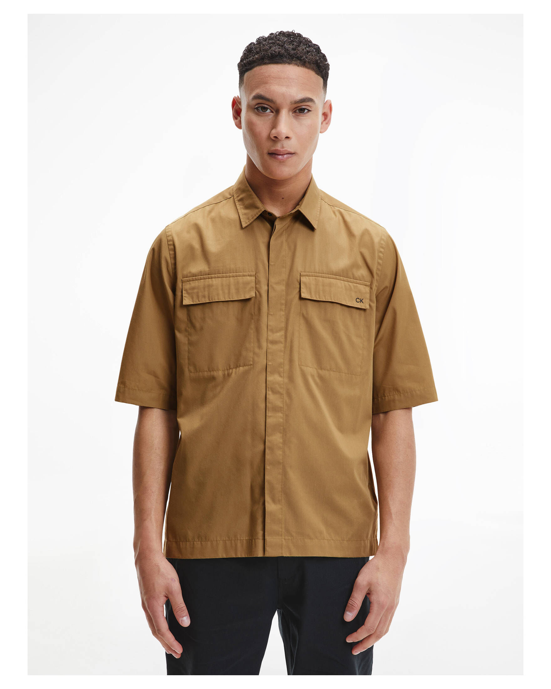 CALVIN KLEIN| Herren Hemd EXPLORER Kurzarm
