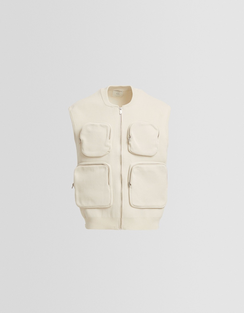 Colete utilitário de malha Generation Bershka