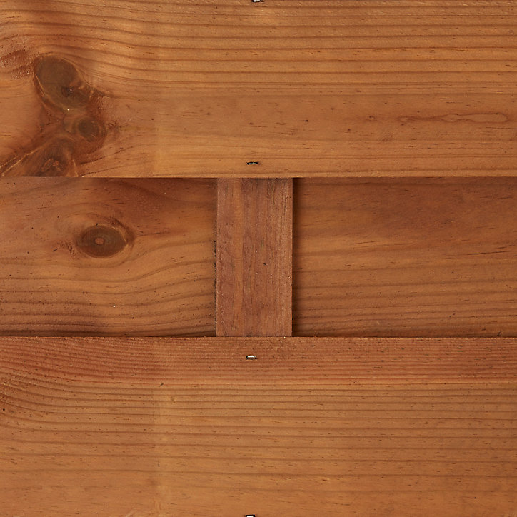 Panneau droit bois Blooma Arve marron 30 mm 90 x h.180 cm