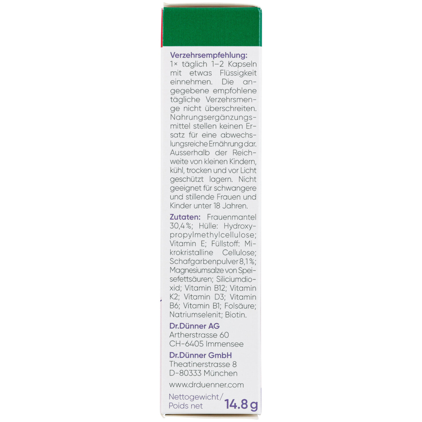 Dr.Dünner pour elleMeno Flow 60 Stück