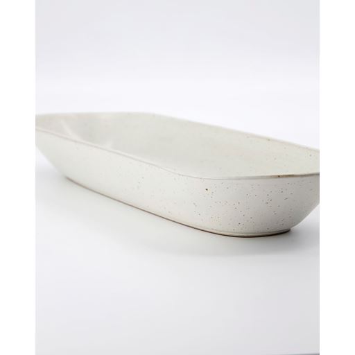 House Doctor Pion Serveringsfad, Grey/White, 11,5x35 cm