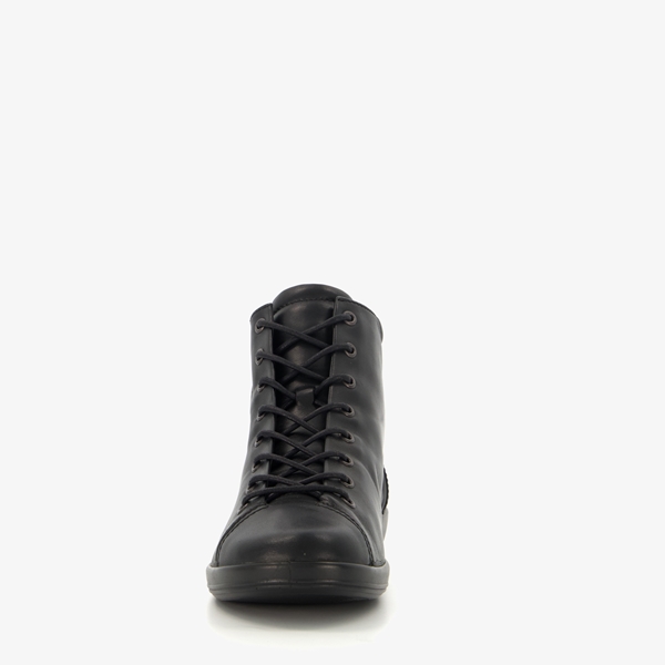 ECCO leren dames veterschoenen zwart