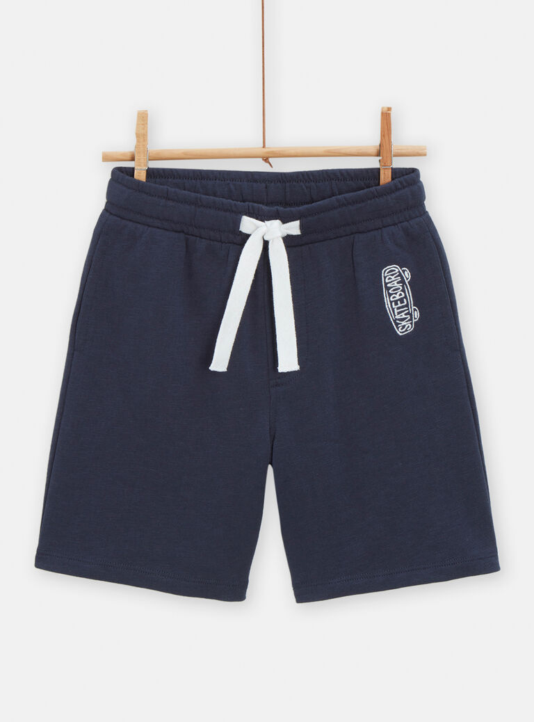 Bermuda bleu marine pour garçon