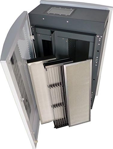 Aktobis Luftreiniger, Luftwäscher, Pollenfilter, Ionisator WDH-H6 *Oberklassegerät* - Metallgehäuse, Touch-Panel, LCD-Display, 4-fach Filtersystem, Luftsensor (WDH-H6 (250 m3/h))