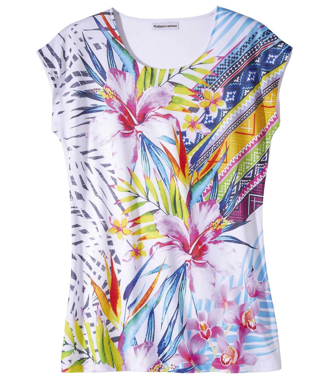Maxi Tee-shirt Fleurs