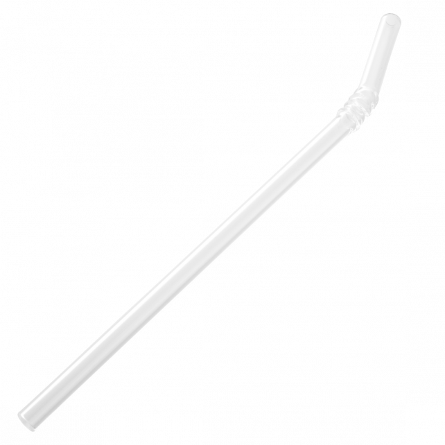 Paille en verre - Papaye