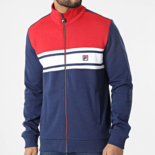Veste Zippée Tricolore Boulogne FAM0070 Bleu Marine