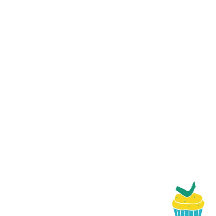 Kitchen of Smiles | Verjaardagskaart | cupcake