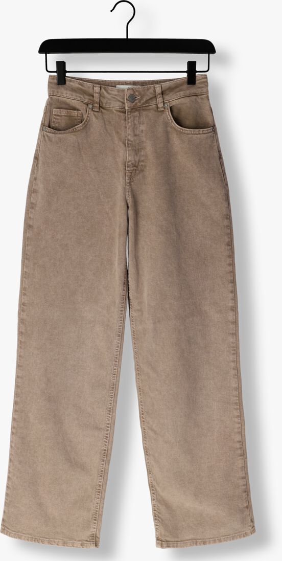 SELECTED FEMME beige selected femme wide jeans slfalice-cora hw latte denim wide jeans